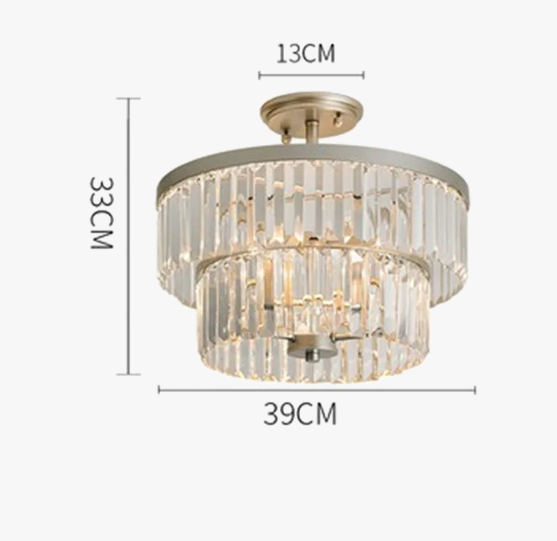 plafonnier en cristal luxe moderne minimaliste créatif design élégant