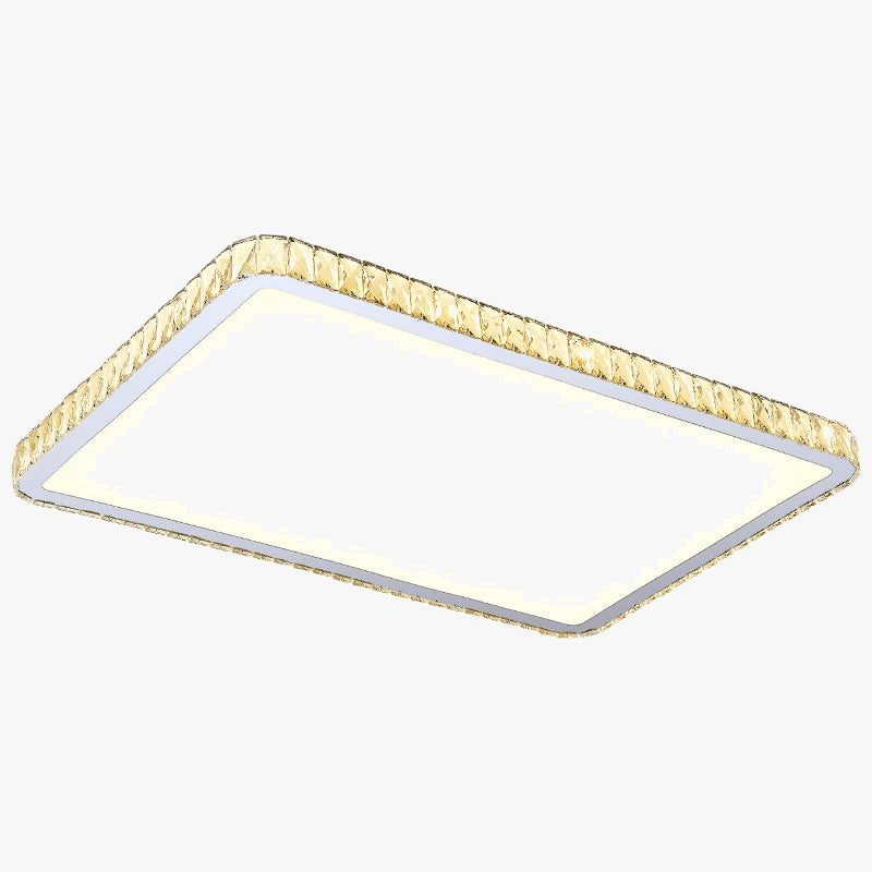 plafonnier en cristal moderne luxe éclairage rond pour intérieur