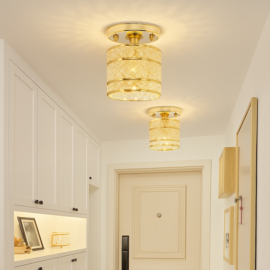 plafonnier en cristal moderne pour décoration intérieure élégante