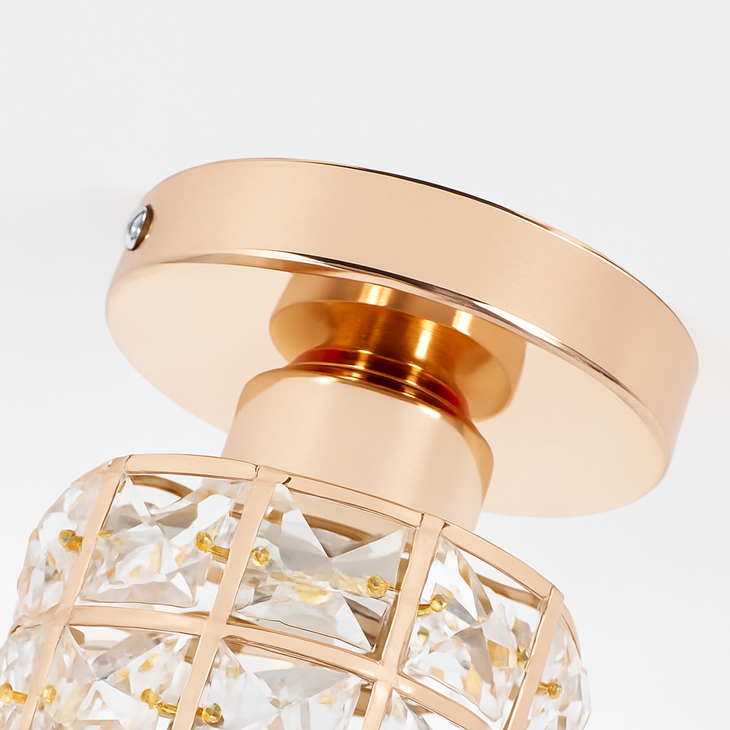 plafonnier en cristal moderne pour décoration intérieure élégante