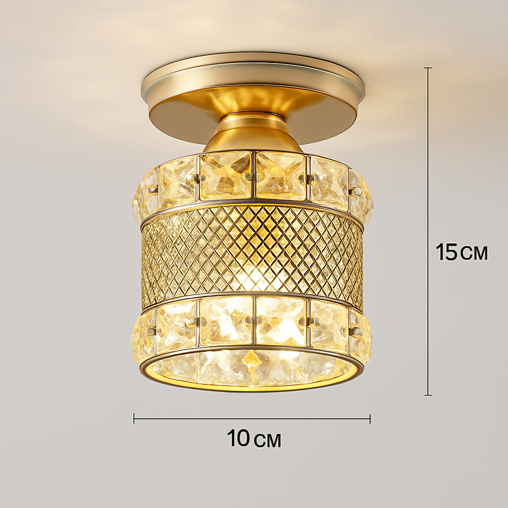 plafonnier en cristal moderne pour décoration intérieure élégante