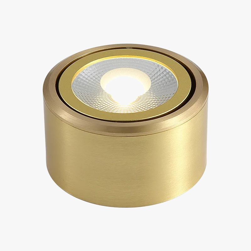 plafonnier en cuivre design moderne pour éclairage intérieur