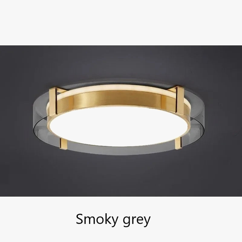 plafonnier en cuivre design moderne pour décoration intérieure créative