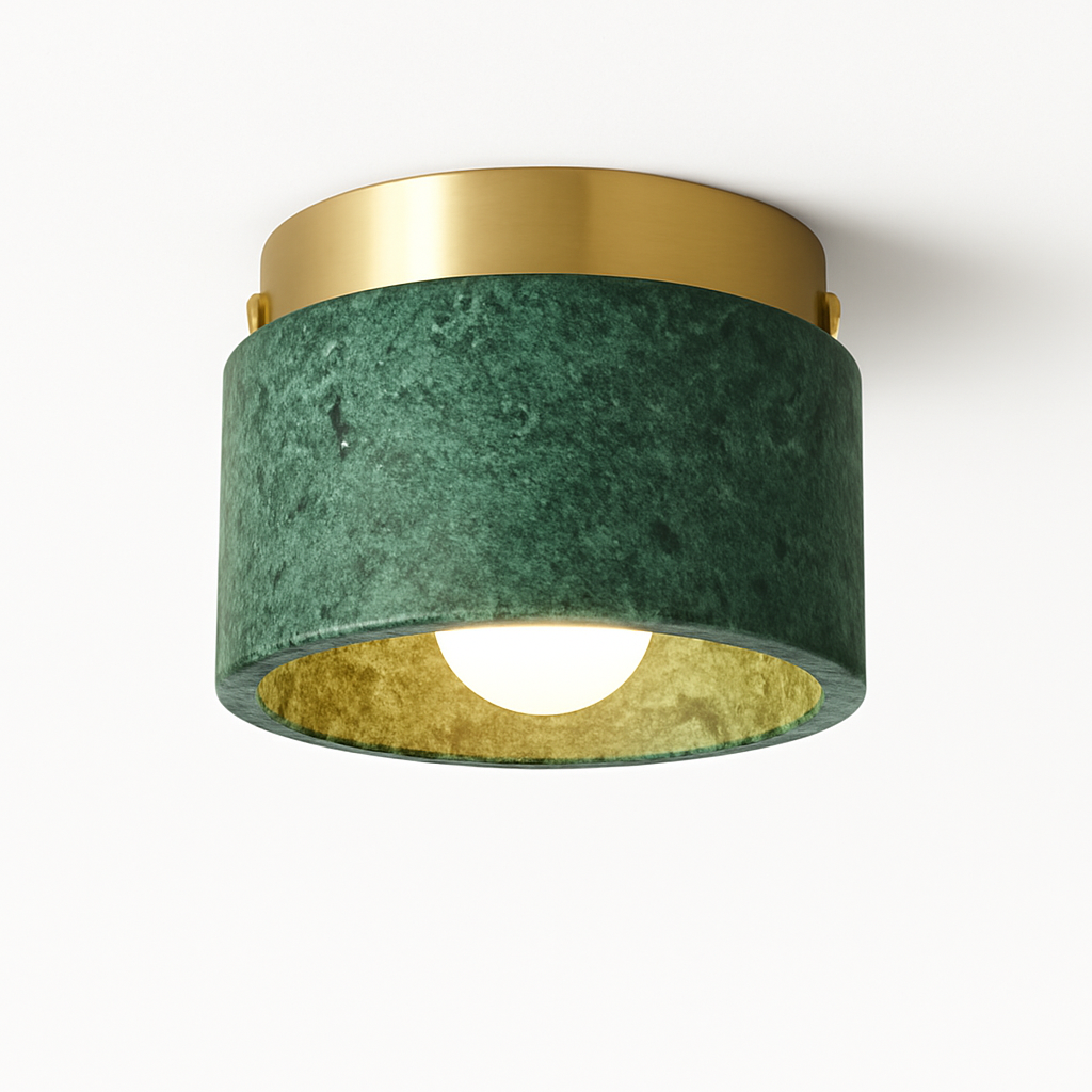 plafonnier en marbre italien luminaire décoratif idéal pour tout espace