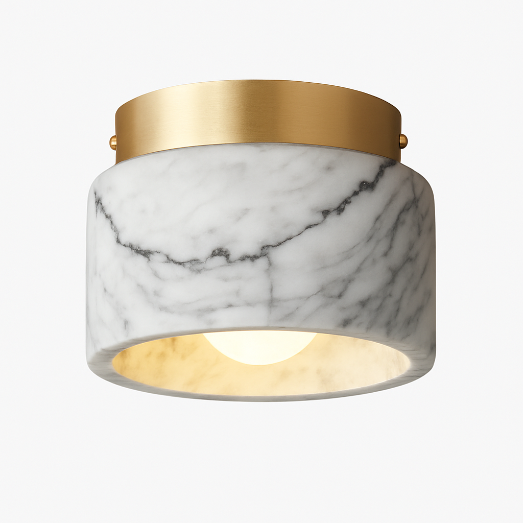 plafonnier en marbre italien luminaire décoratif idéal pour tout espace