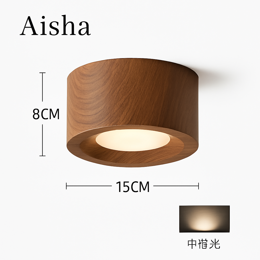 plafonnier en résine ancienne double tête style japonais pour intérieur
