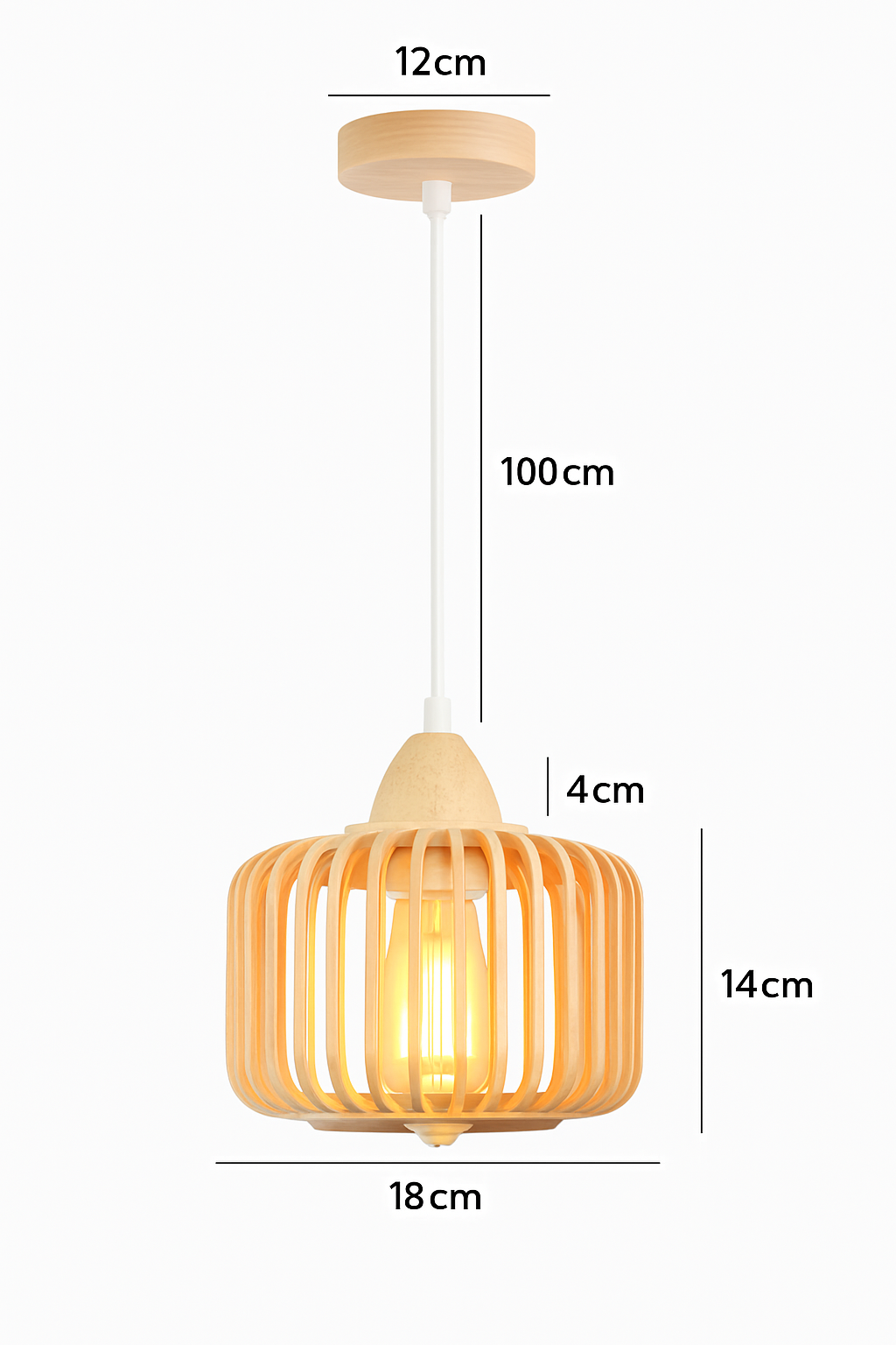 plafonnier en rotin et osier pour une décoration naturelle