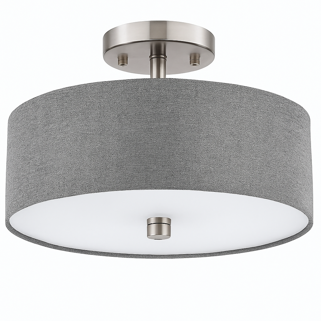 plafonnier en tissu américain design simple pour intérieur
