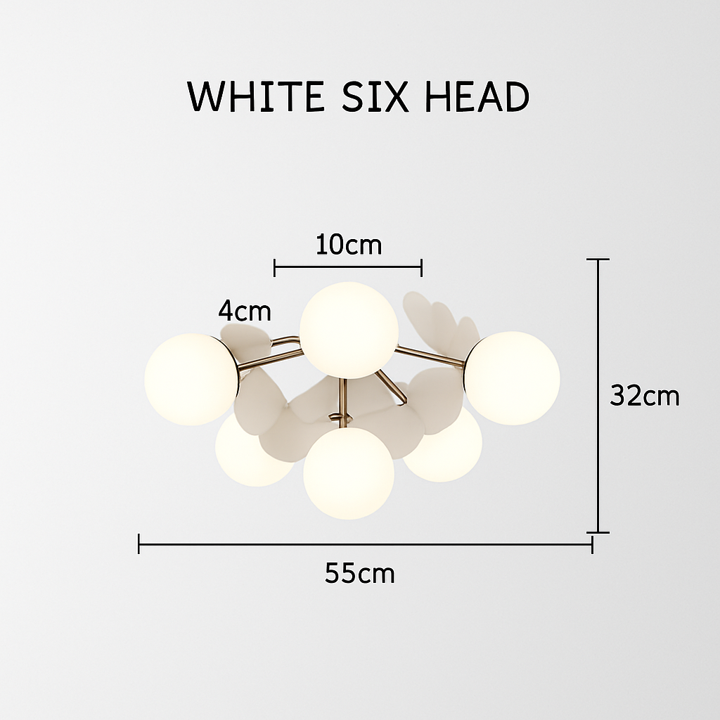 plafonnier en verre design lumineux pour intérieur moderne