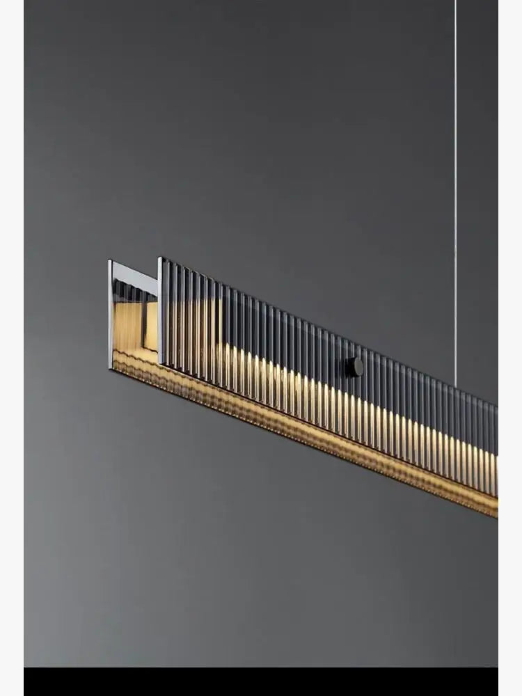 plafonnier en verre fumé pour éclairage intérieur moderne