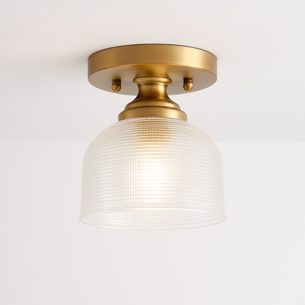 plafonnier en verre nordique rétro loft vintage moderne abat-jour