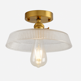 plafonnier en verre nordique rétro loft vintage moderne abat-jour