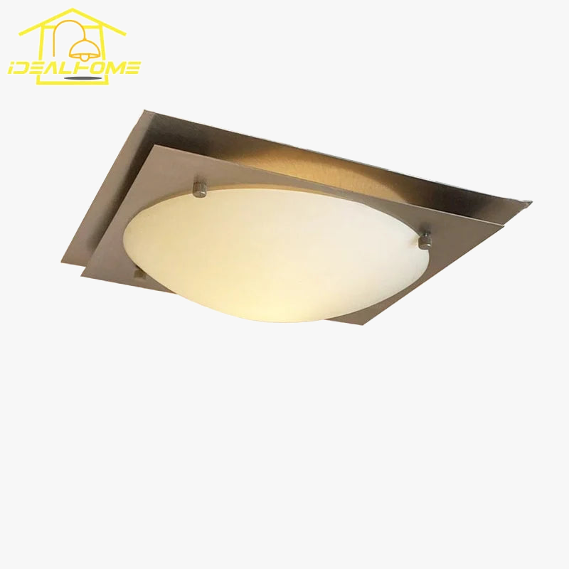 plafonnier en verre style Bauhaus moderne pour intérieur élégant