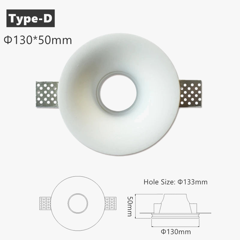 plafonnier encastré led anti-éblouissement design moderne éclairage intérieur