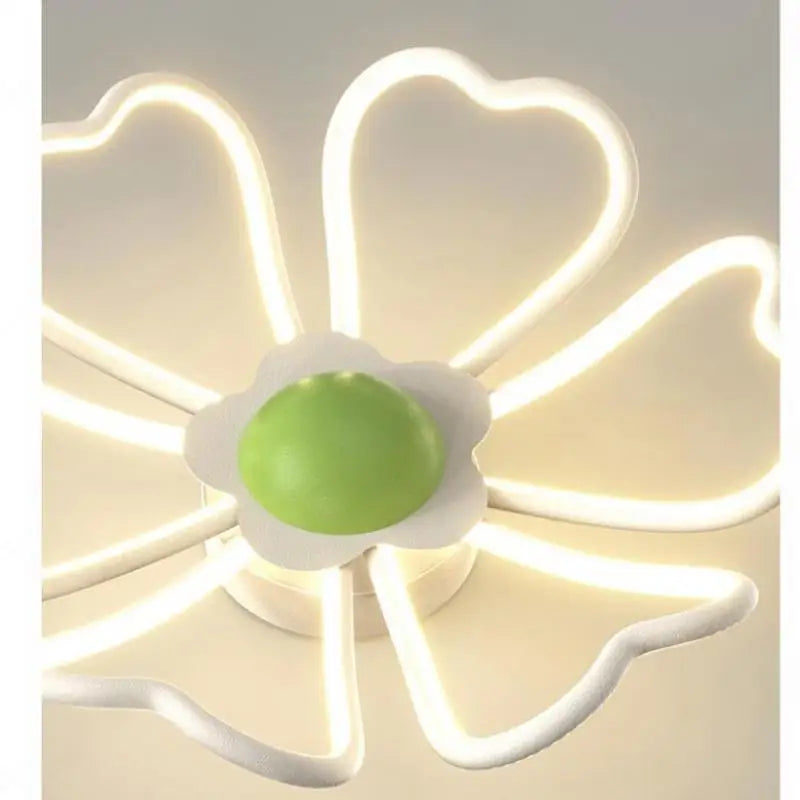 plafonnier floral à led pour chambre et salon