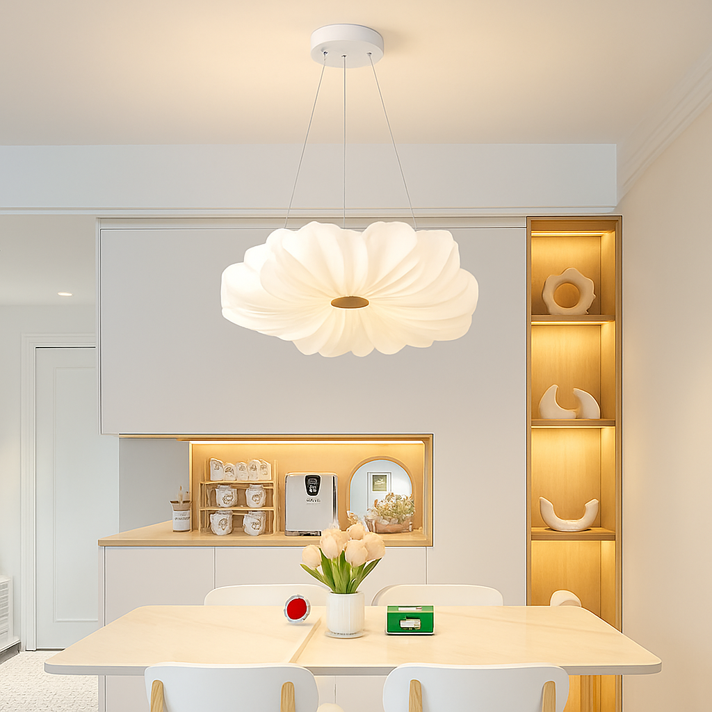 plafonnier floral nordique pour décoration de chambre d'enfant