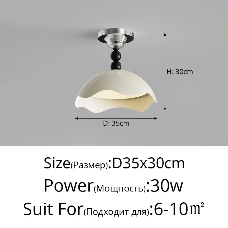 plafonnier girly en coquille d'œuf créatif haut de gamme pour chambre