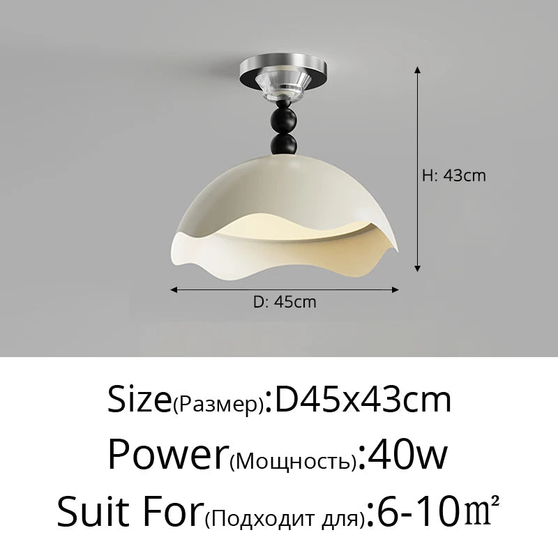 plafonnier girly en coquille d'œuf créatif haut de gamme pour chambre