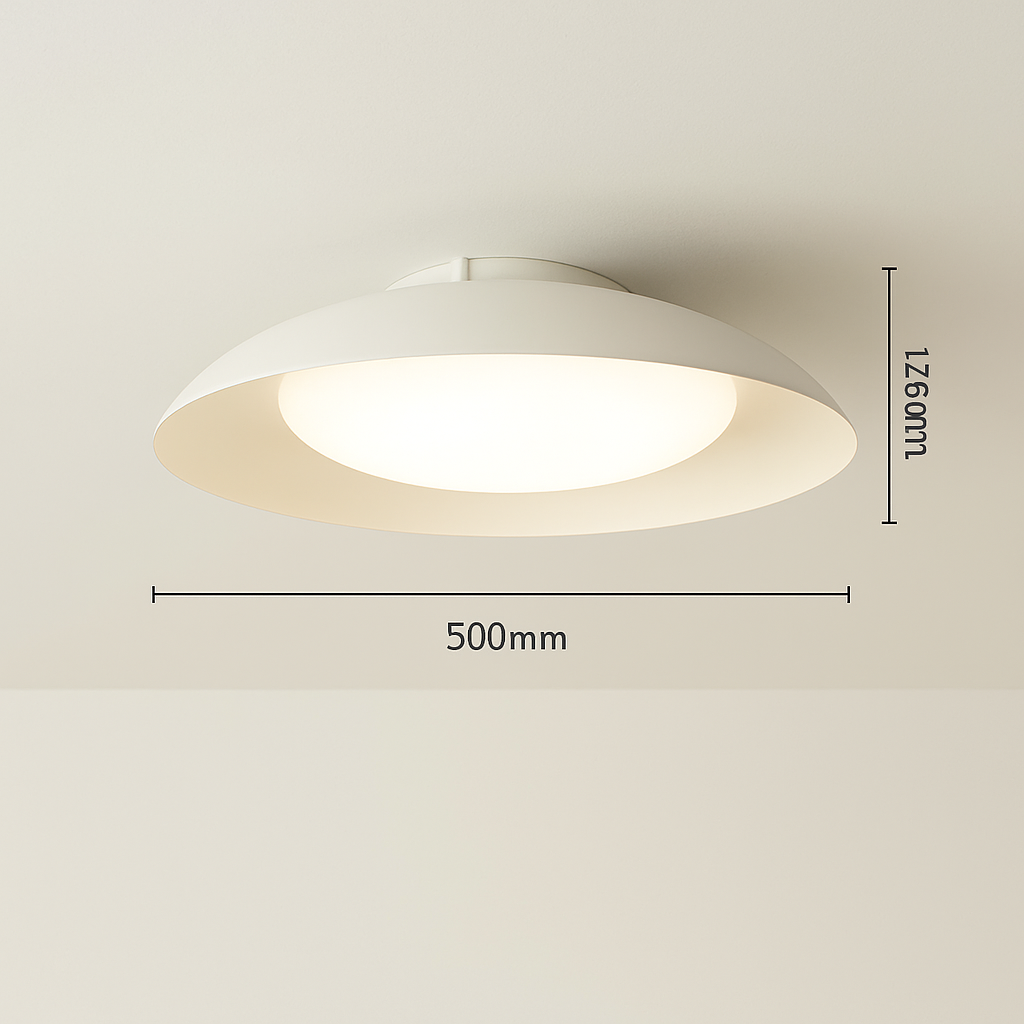plafonnier industriel créatif en métal avec éclairage led