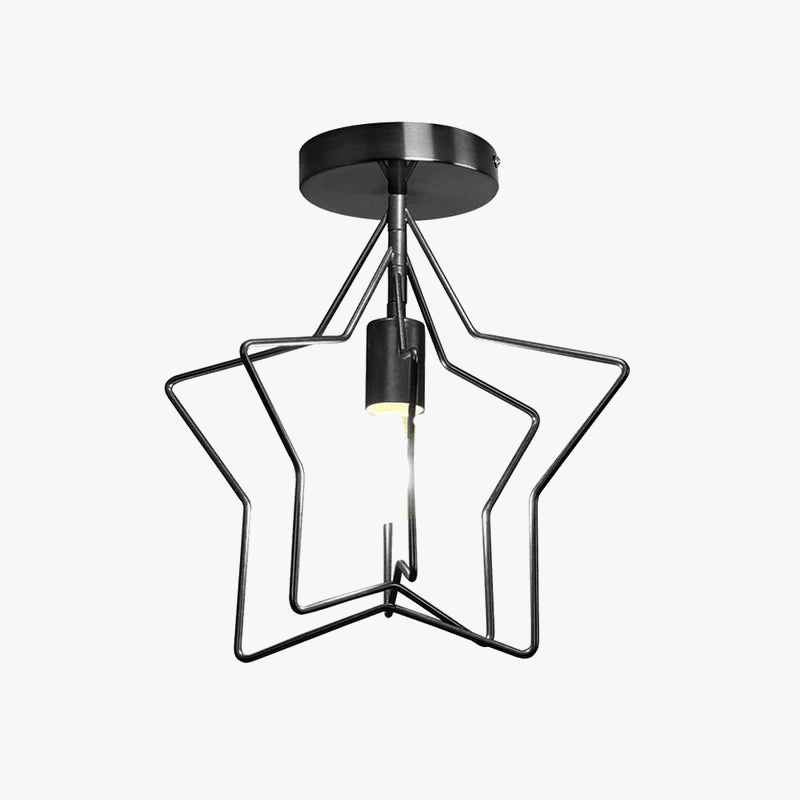 plafonnier industriel en métal doré design moderne luminaire décoratif loft