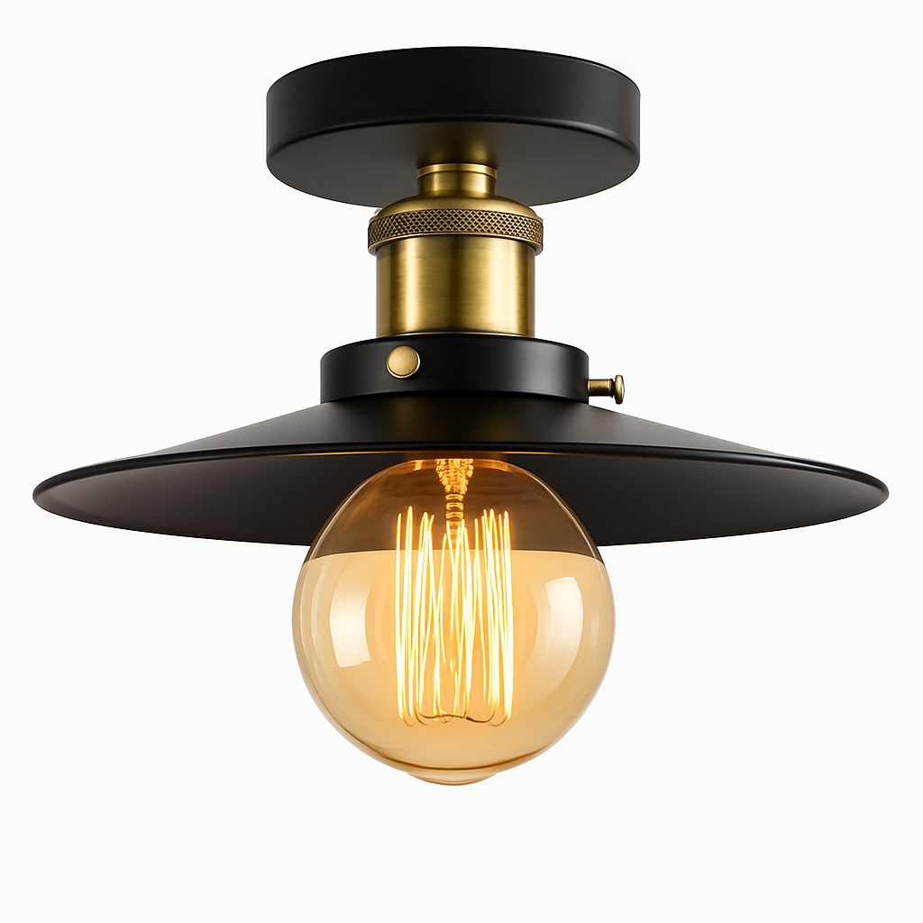 Plafonnier industriel lustre Vintage rétro grenier éclairage intérieur pays américain Restaurant chambre luminaires
