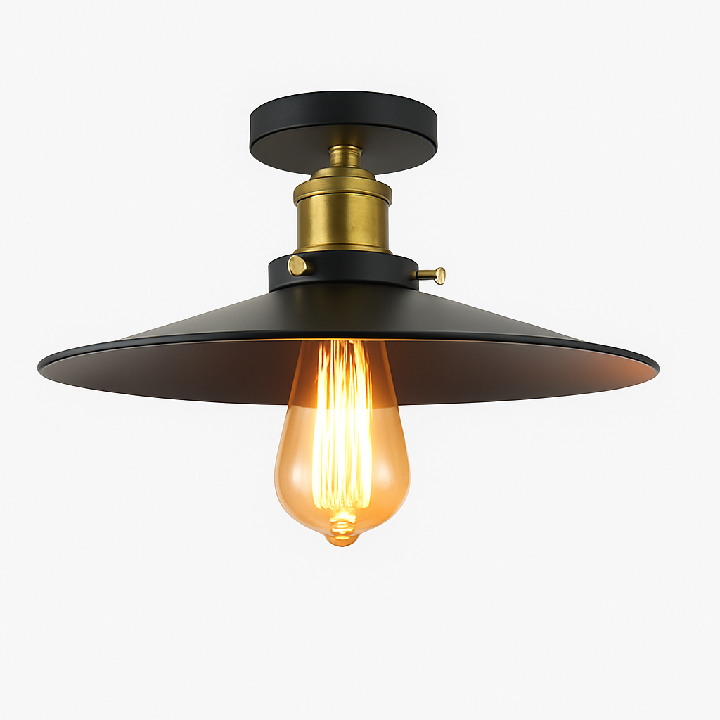 Plafonnier industriel lustre Vintage rétro grenier éclairage intérieur pays américain Restaurant chambre luminaires
