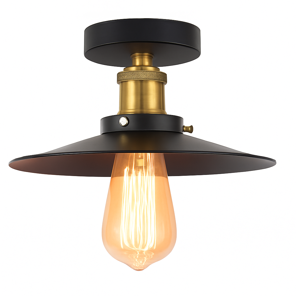 Plafonnier industriel lustre Vintage rétro grenier éclairage intérieur pays américain Restaurant chambre luminaires