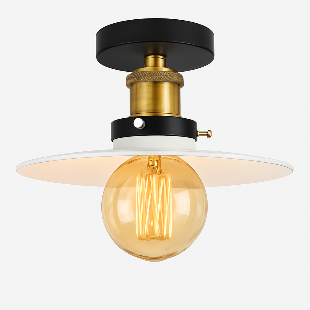 Plafonnier industriel lustre Vintage rétro grenier éclairage intérieur pays américain Restaurant chambre luminaires
