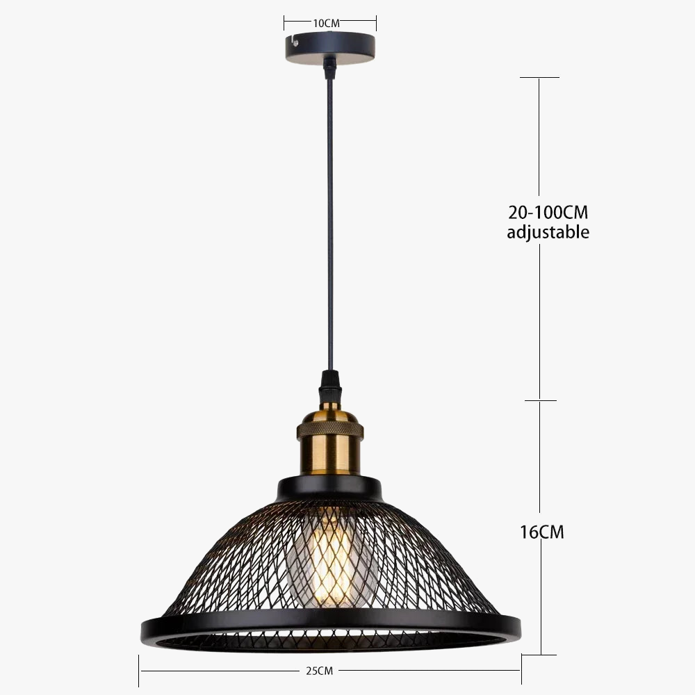 plafonnier industriel rétro pour restaurant et magasin créatif