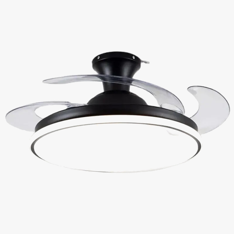 plafonnier intelligent avec télécommande et éclairage led invisible