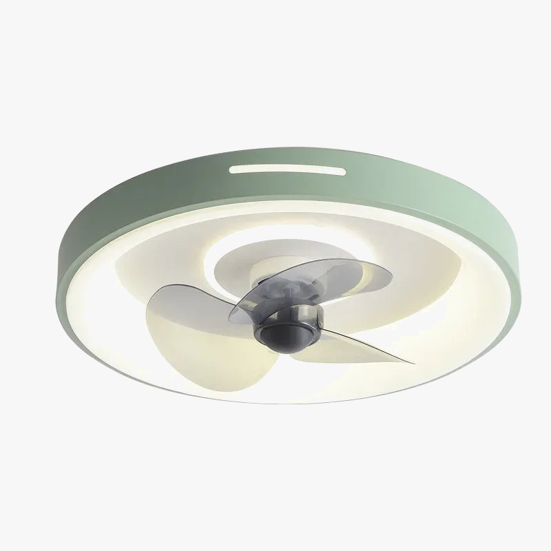 plafonnier intelligent avec ventilateur et télécommande pour enfants