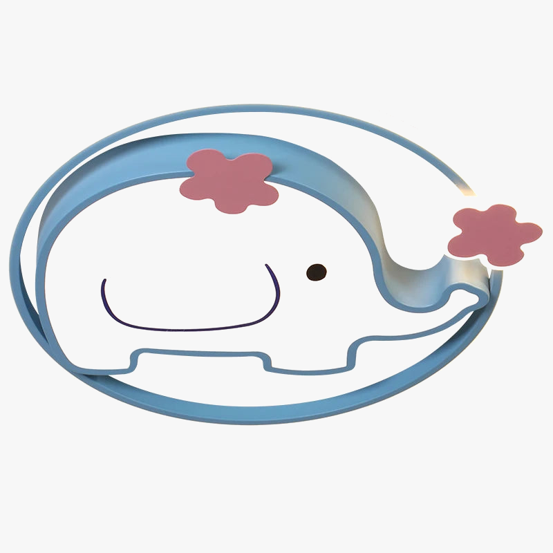 plafonnier éléphant mignon pour chambre d'enfant éclairage intérieur ludique