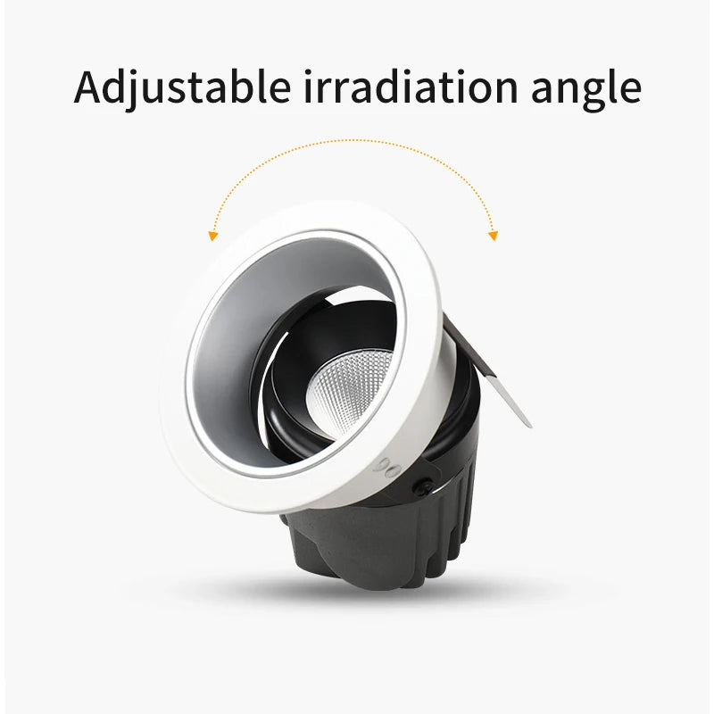 plafonnier led angle réglable spot encastré design moderne