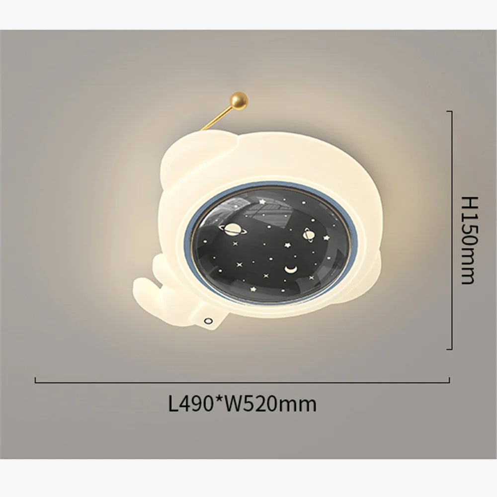 plafonnier led astronaute décoratif pour chambre d'enfants