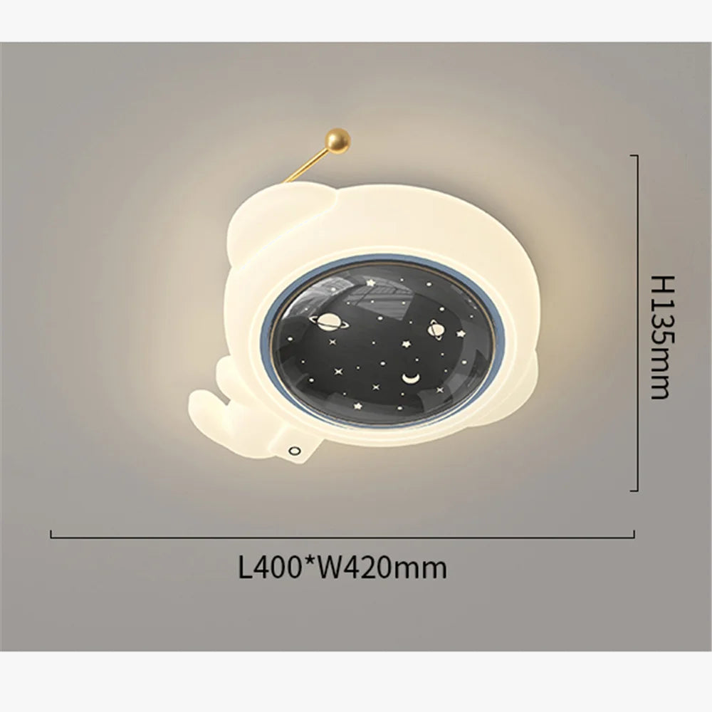 plafonnier led astronaute décoratif pour chambre d'enfants