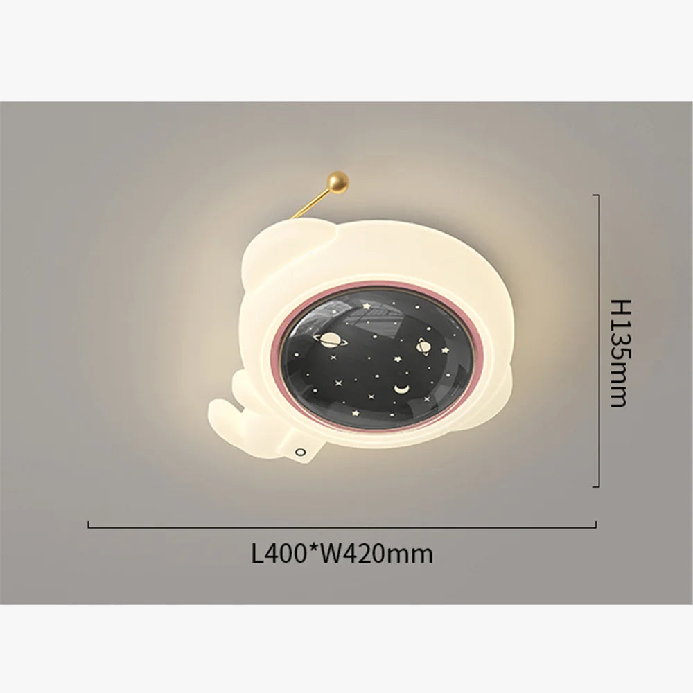 plafonnier led astronaute décoratif pour chambre d'enfants