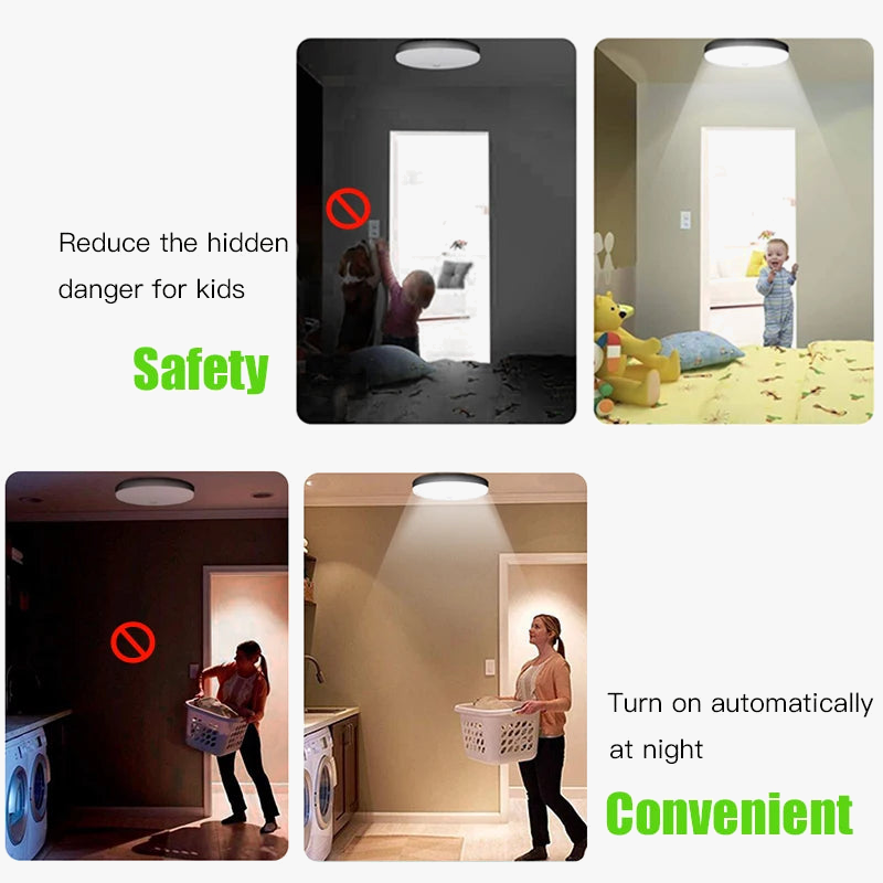 plafonnier led avec détecteur de mouvement pour intérieur