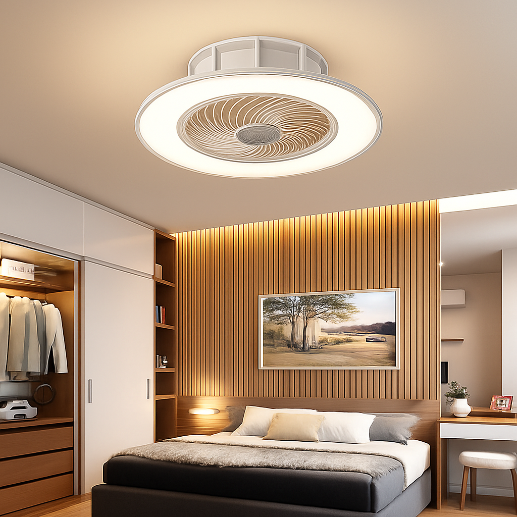 plafonnier led avec ventilateur design moderne 2021