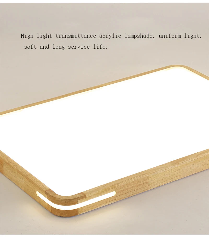 plafonnier led carré avec télécommande et variateur 2.4g