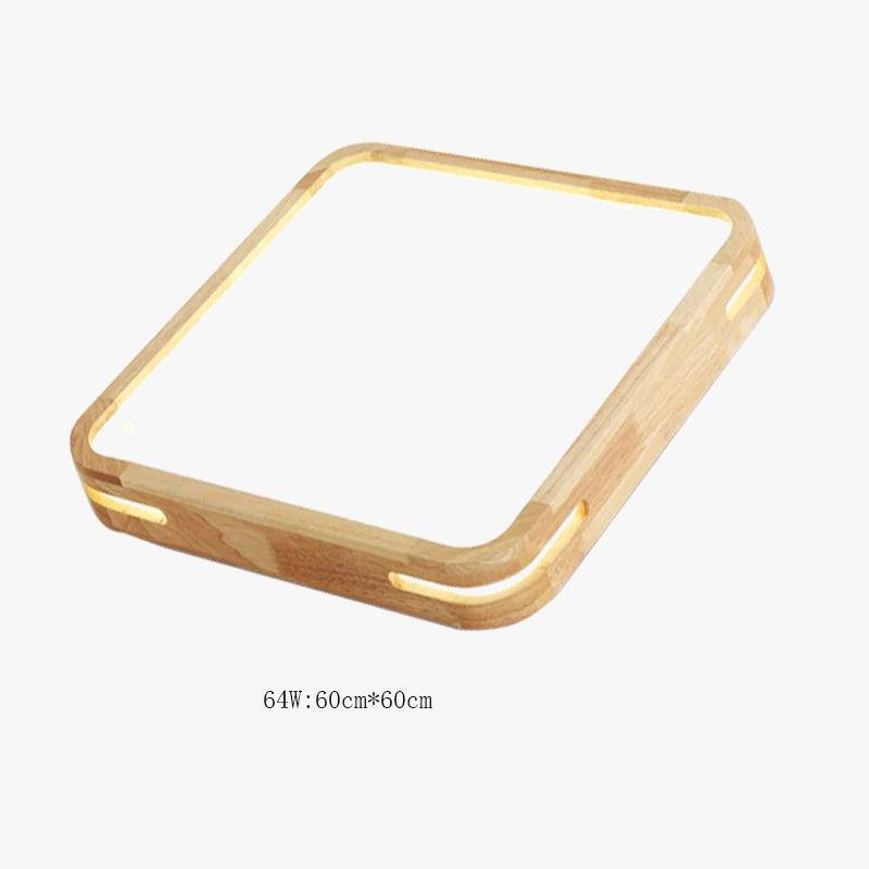 plafonnier led carré avec télécommande et variateur 2.4g