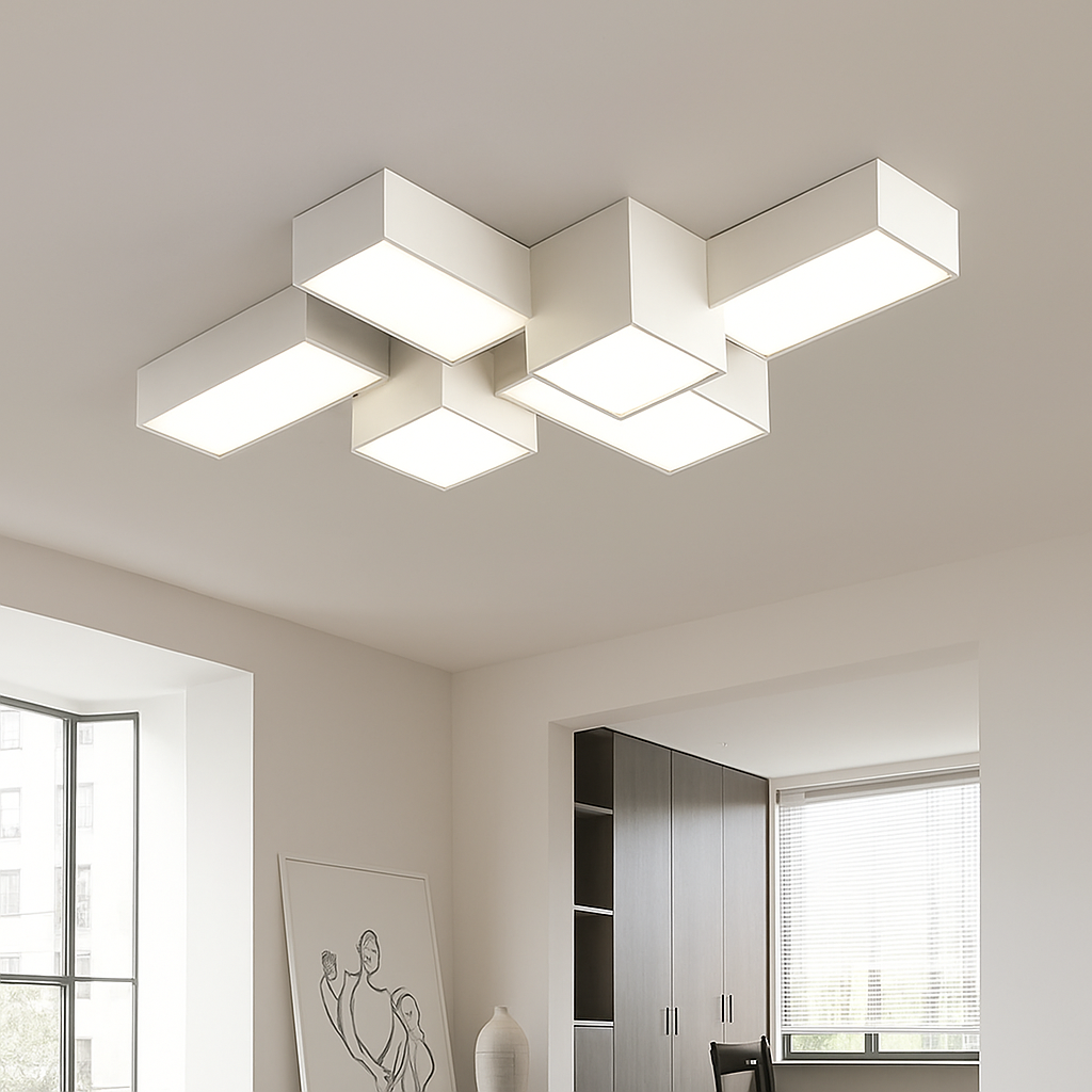 Plafonnier Led carré minimaliste moderne