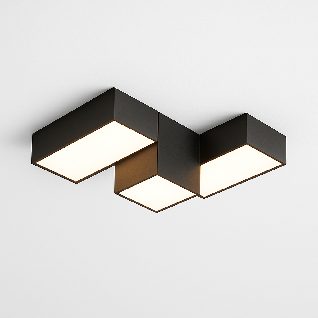 Plafonnier Led carré minimaliste moderne