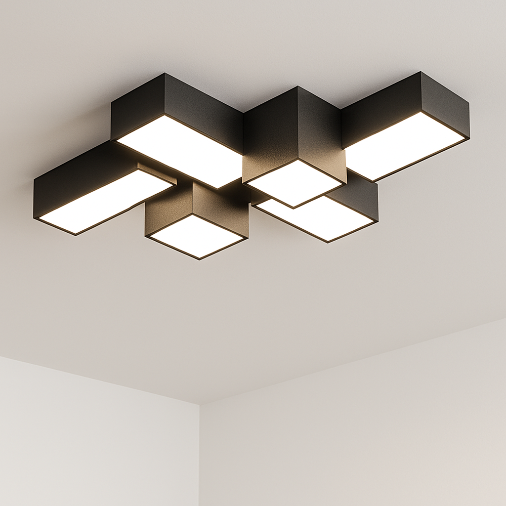 Plafonnier Led carré minimaliste moderne