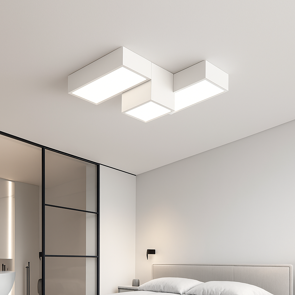 Plafonnier Led carré minimaliste moderne