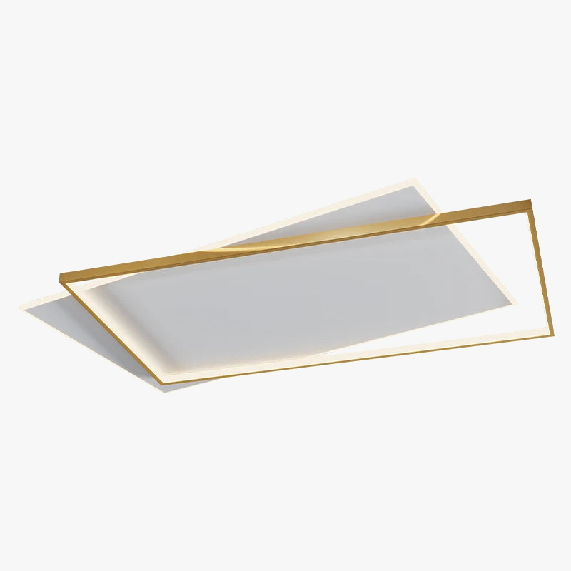 plafonnier led carré moderne avec télécommande pour décoration intérieure