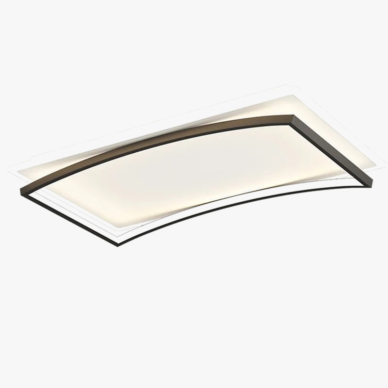 plafonnier led carré moderne à intensité réglable avec télécommande