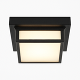 plafonnier led carré étanche pour extérieur jardin porche mur
