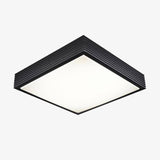 Plafonnier LED carré en métal Stepless