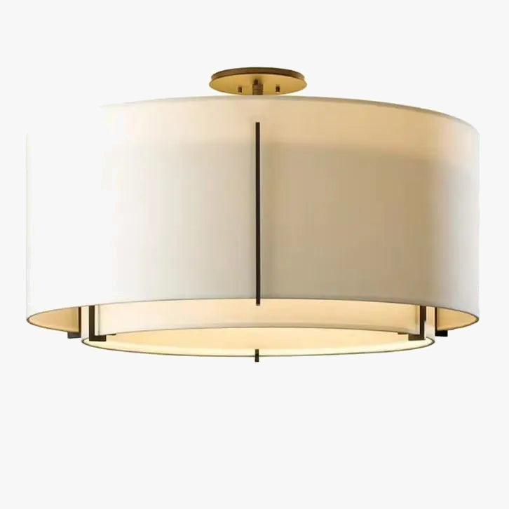 plafonnier led chinois en tissu artistique lampe décorative douce