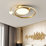 Plafonnier led circulaire avec télécommande design simple 2024